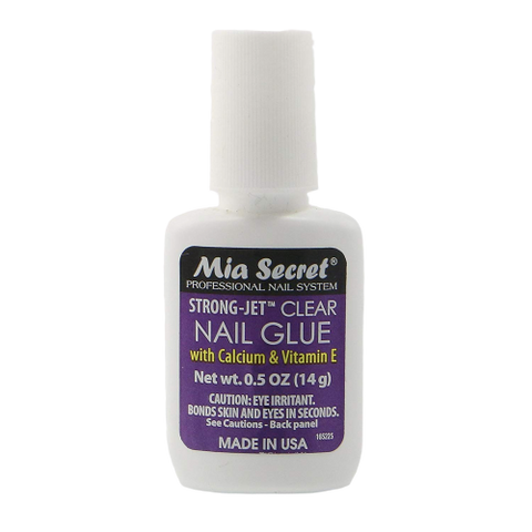 Mia Secret Nail Glue with Calcium & Vitamin E - Brush On