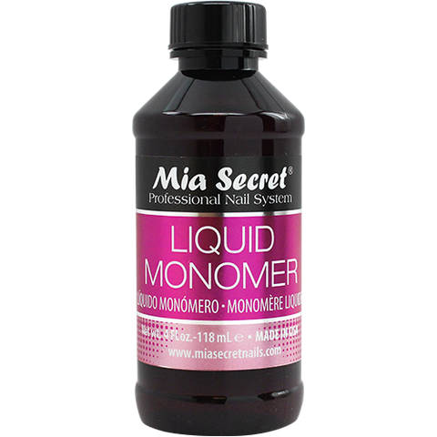 Mia Secret Liquid Monomer Professional Acrylic System, 4 oz.