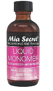 Mia Secret Professional Acrylic Nail System Liquid Monomer, 2 oz.
