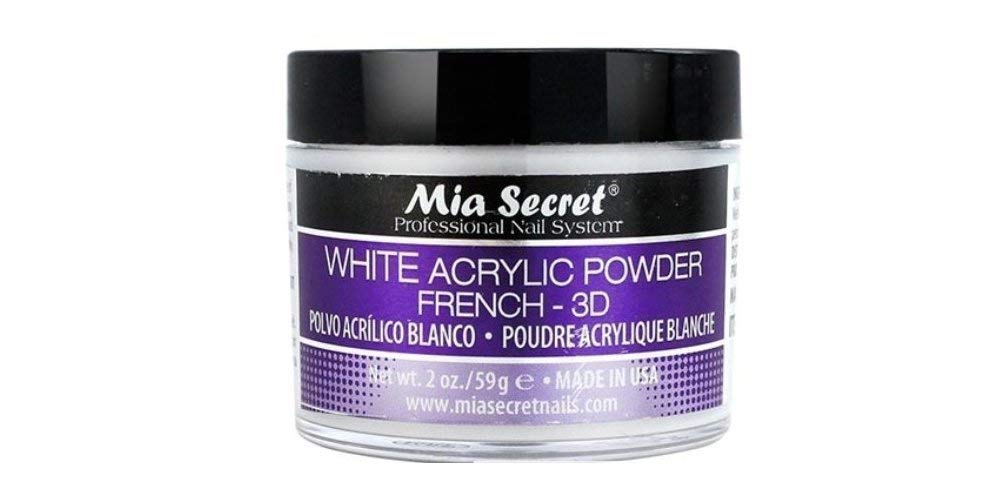 Mia Secret White French - 3D Acrylic Powder 2 Oz