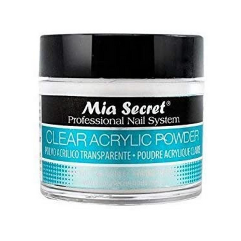 Mia Secret Clear Acrylic Powder Professional Nail Art System  1 oz